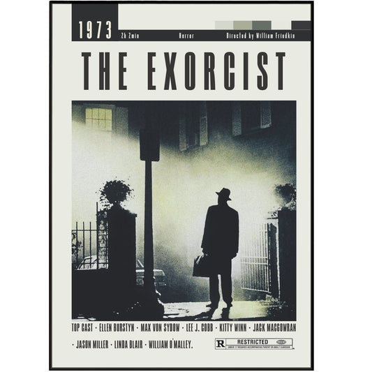 The Exorcist Poster | William Friedkin Movies - 98typesModern Minimal Movies