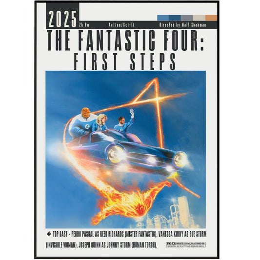 The Fantastic Four First Steps 2025 Movie Posters - 98typesModern Minimal Movies