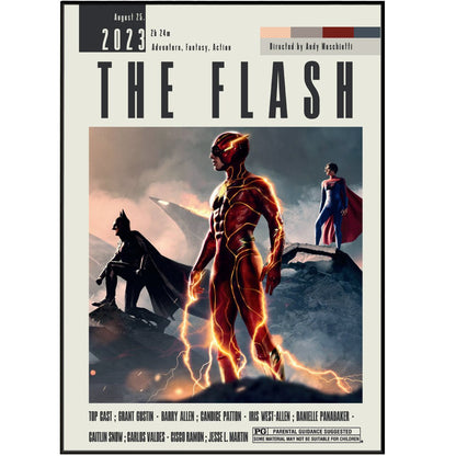 The Flash Poster | Andy Muschietti Movies - 98typesModern Minimal Movies