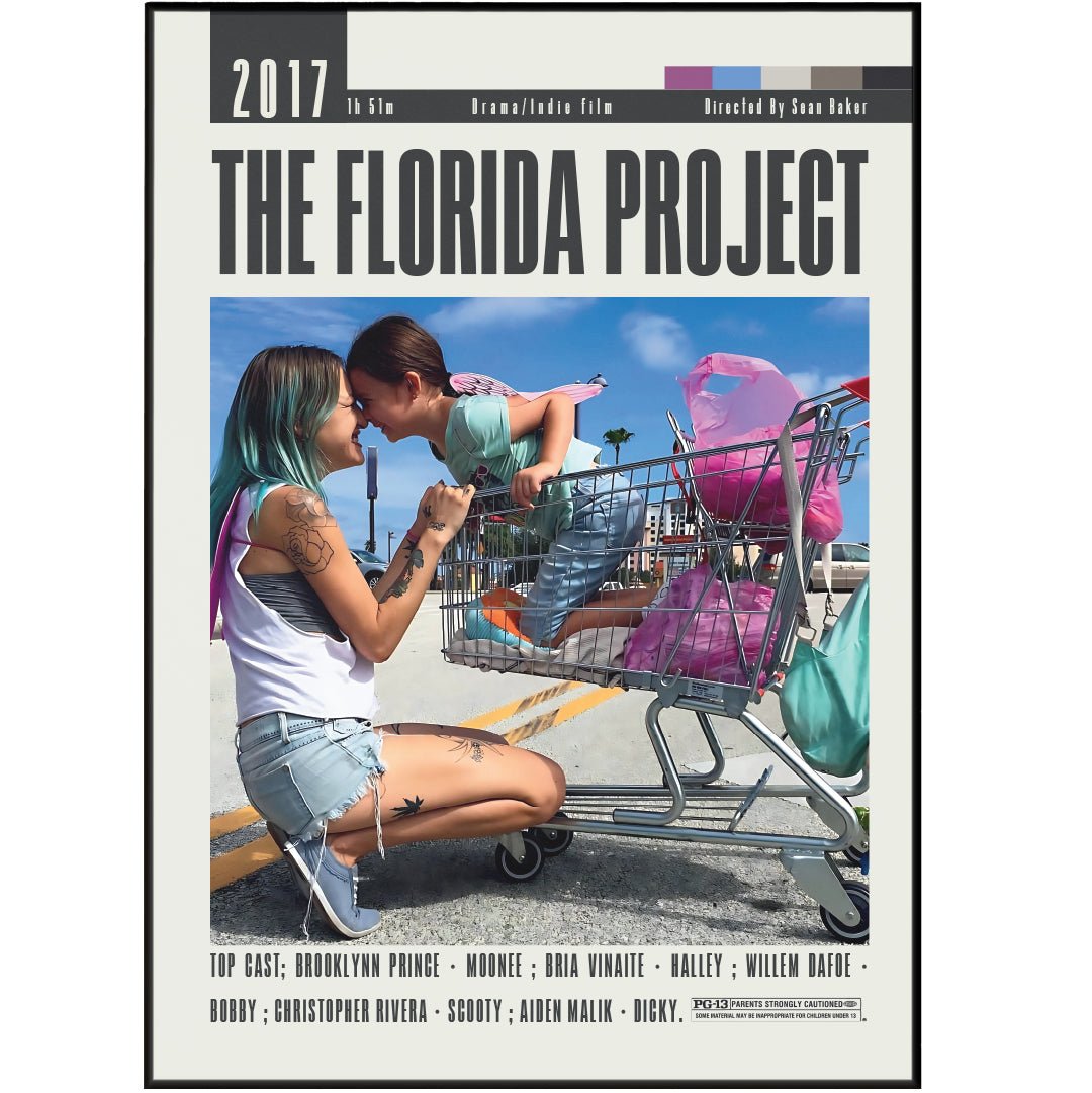 The Florida Project Movie Posters - 98typesModern Minimal Movies