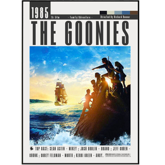 The Goonies 1985 Film Poster - 98types