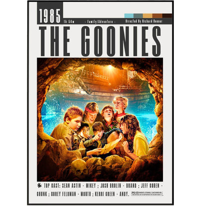 The Goonies 1985 Film Posters - 98typesModern Minimal Movies