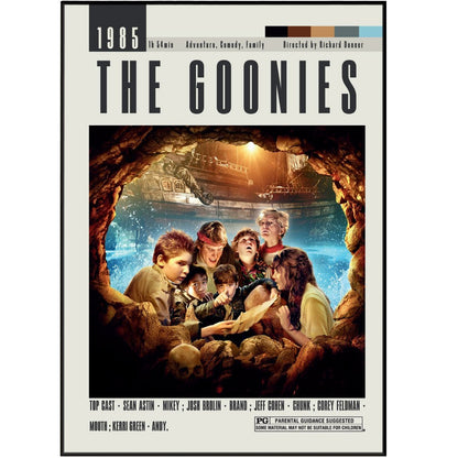 The Goonies Posters | Richard Donner Movies - 98typesModern Minimal Movies