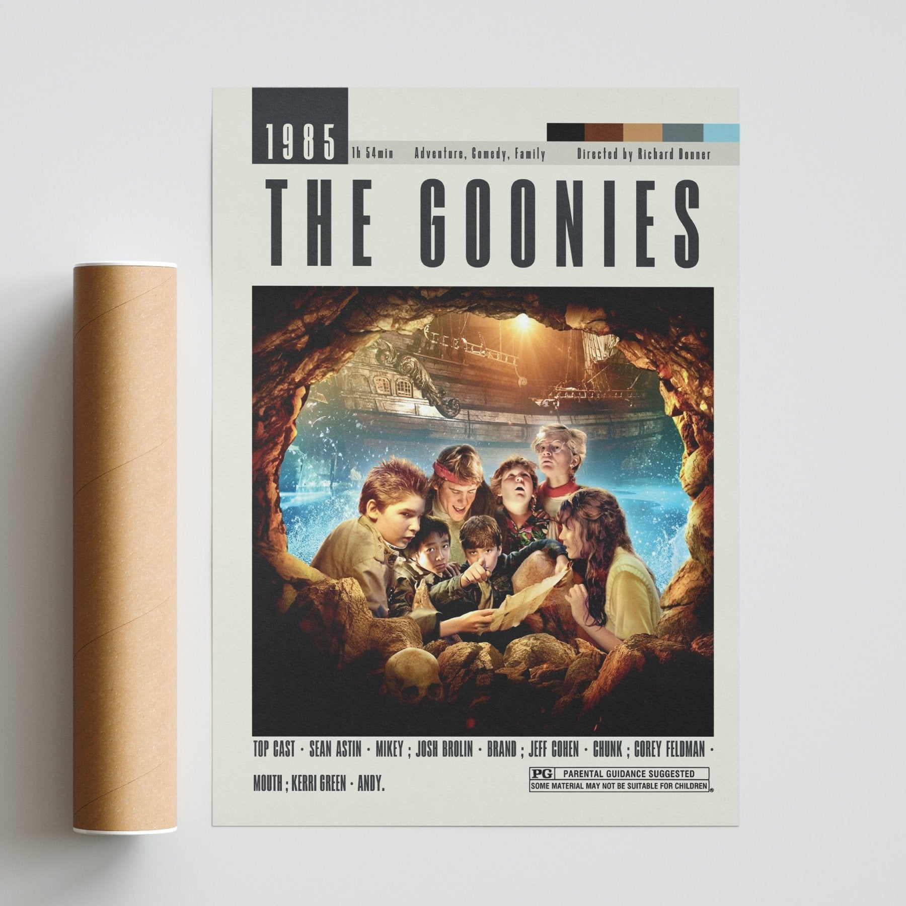 The Goonies Posters | Richard Donner Movies - 98typesModern Minimal Movies