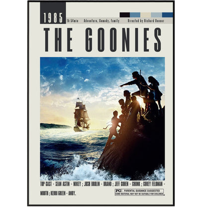 The Goonies Posters | Richard Donner Movies - 98typesModern Minimal Movies