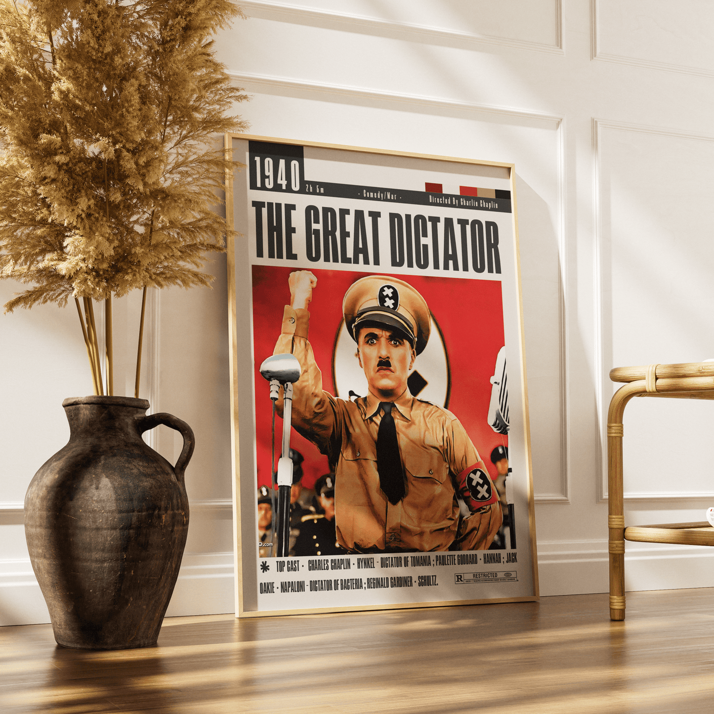 The Great Dictator (1940) Poster - 98typesModern Minimal Movies