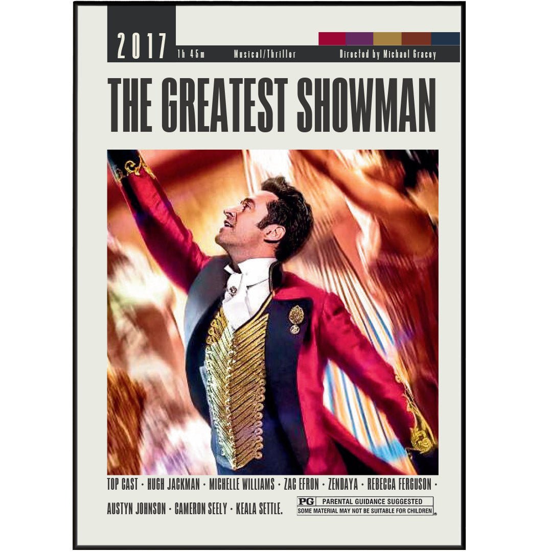 The Greatest Showman Posters | Michael Gracey Movies - 98typesModern Minimal Movies