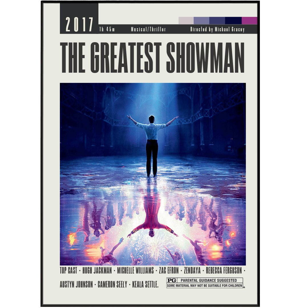 The Greatest Showman Posters | Michael Gracey Movies - 98typesModern Minimal Movies