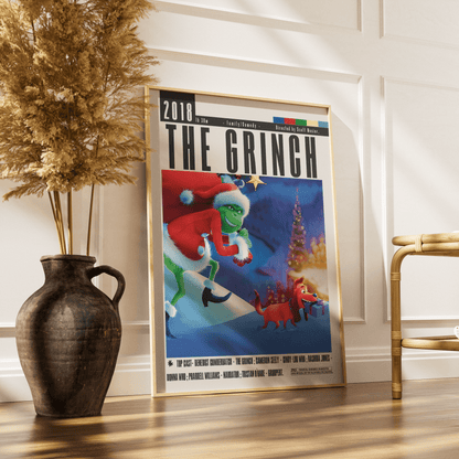The Grinch (2018) Poster - 98typesModern Minimal Movies