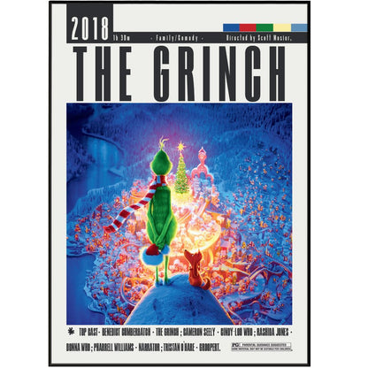 The Grinch (2018) Posters - 98typesModern Minimal Movies