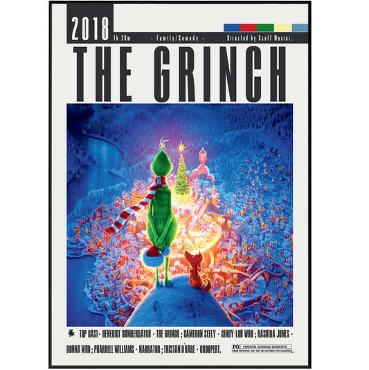 The Grinch (2018) Posters - 98typesModern Minimal Movies