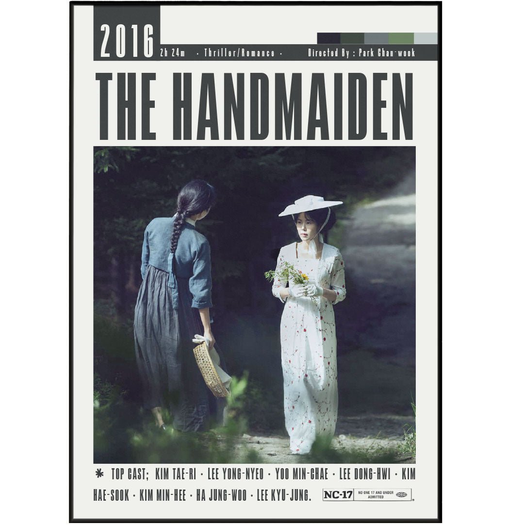 The Handmaiden Movie Poster - 98typesModern Minimal Movies