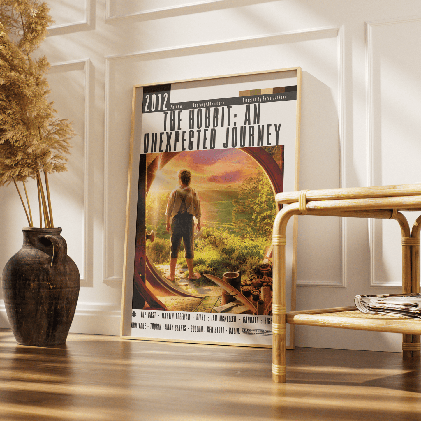 The Hobbit: An Unexpected Journey (2012) Poster - 98typesModern Minimal Movies