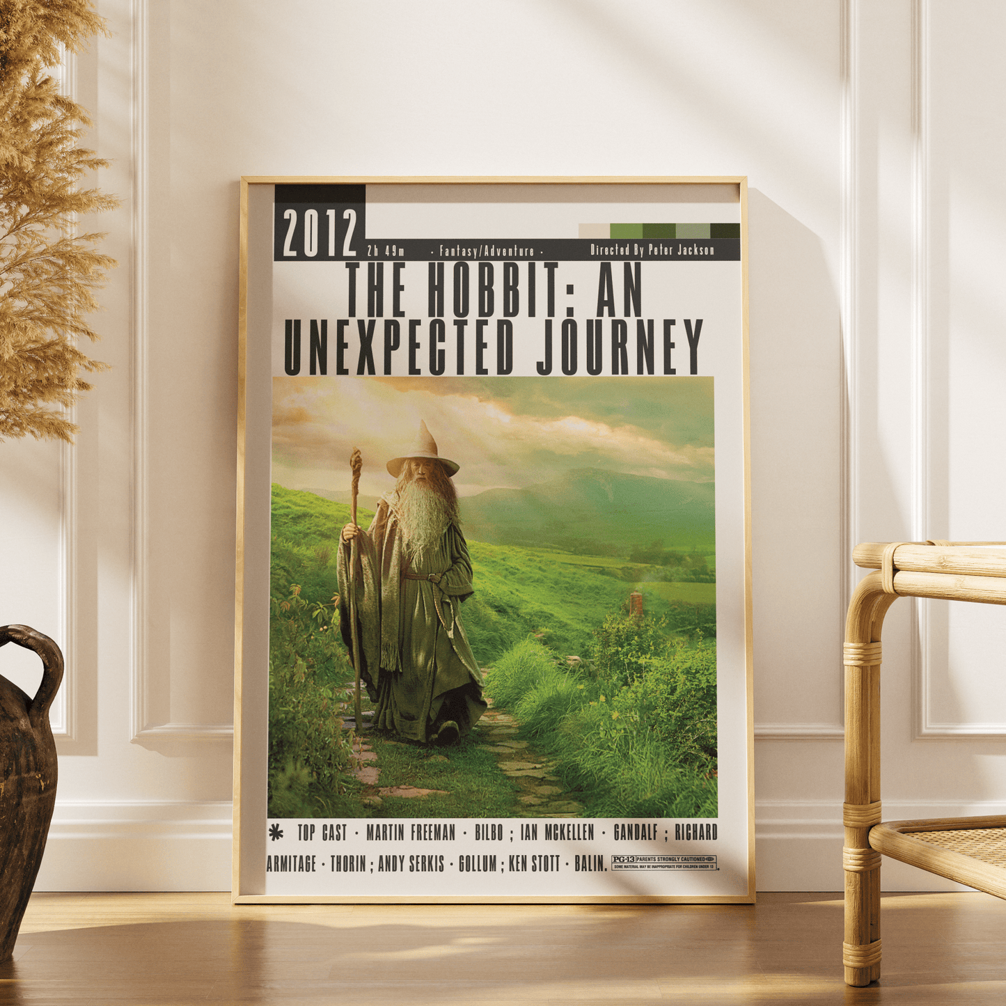 The Hobbit: An Unexpected Journey (2012) Posters - 98typesModern Minimal Movies
