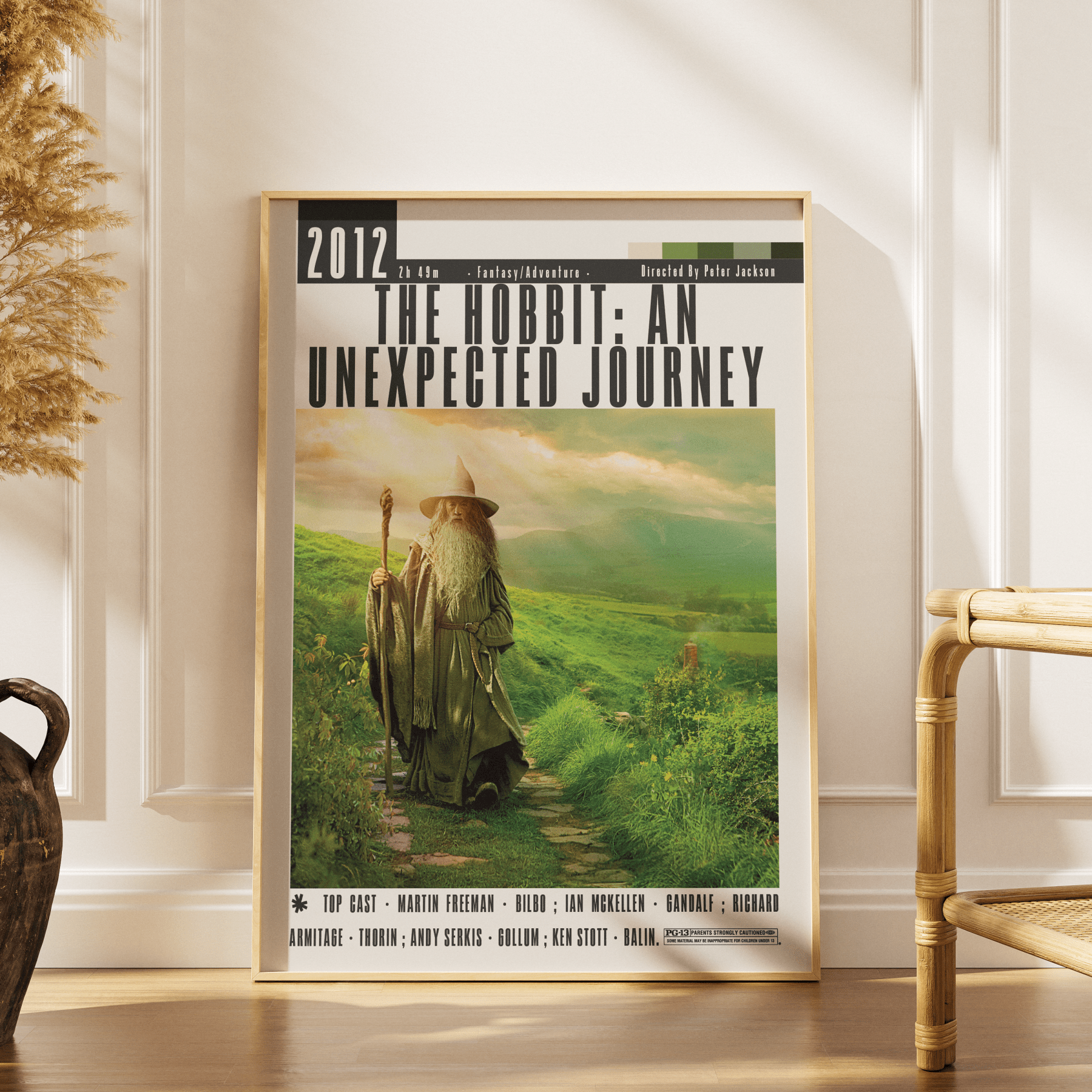 The Hobbit: An Unexpected Journey (2012) Posters - 98typesModern Minimal Movies