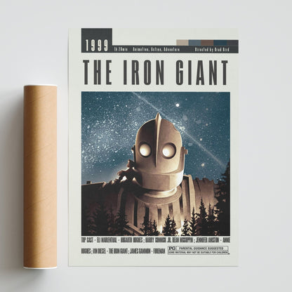 The Iron Giant Poster | Brad Bird Movies - 98typesModern Minimal Movies