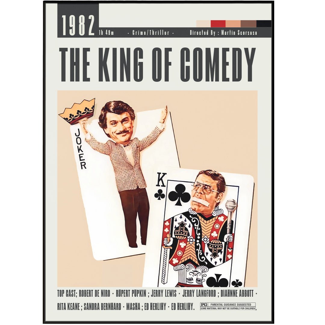 The King of Comedy Movie Posters - 98typesModern Minimal Movies