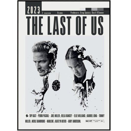 The Last of Us Season 2 Tv Serie Poster - 98typesModern Minimal Movies