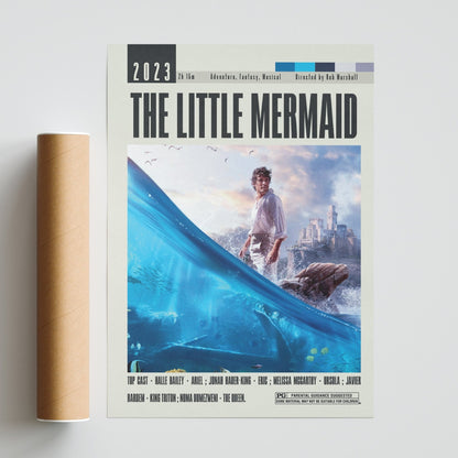 The Little Mermaid Poster | Rob Marshall Movies - 98typesModern Minimal Movies