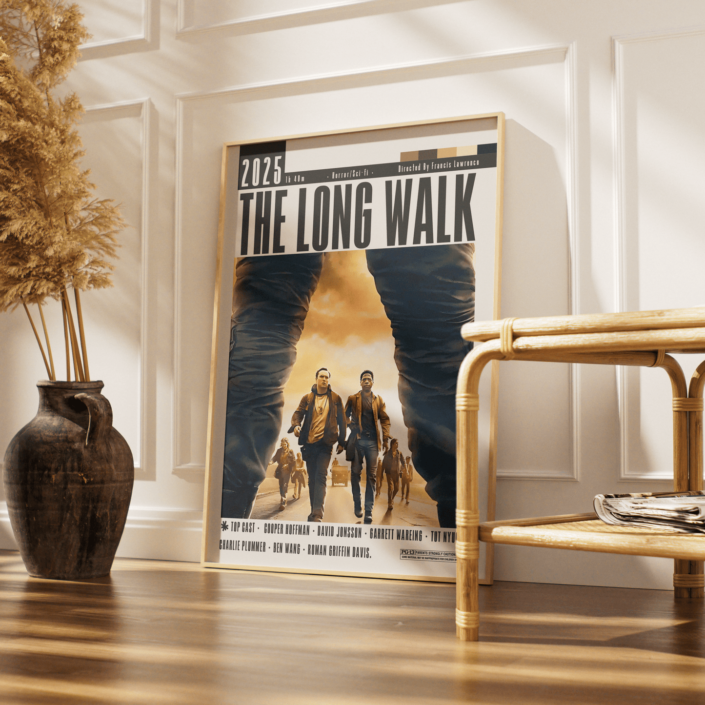 The Long Walk (2025) Film Poster - 98typesModern Minimal Movies