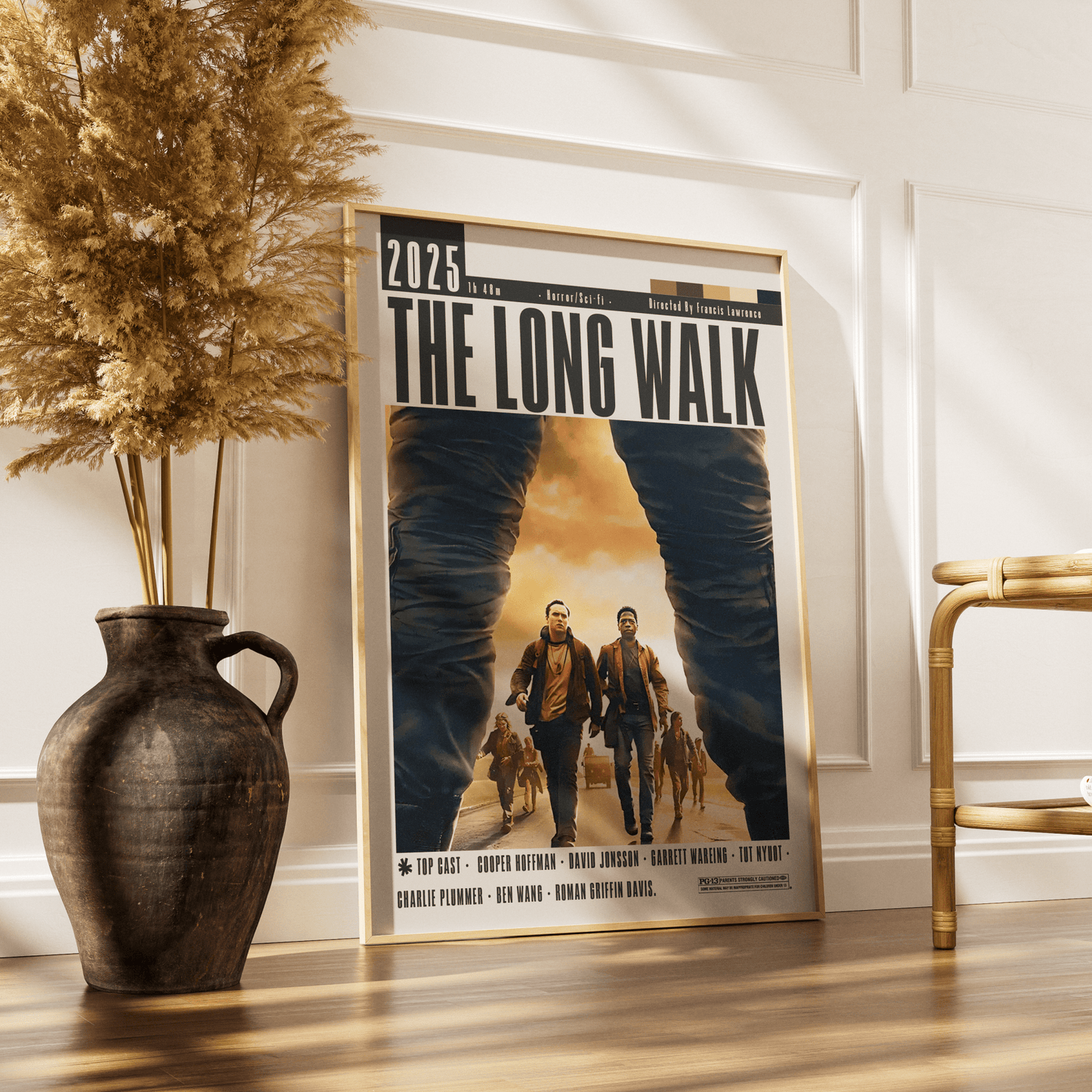 The Long Walk (2025) Film Poster - 98typesModern Minimal Movies