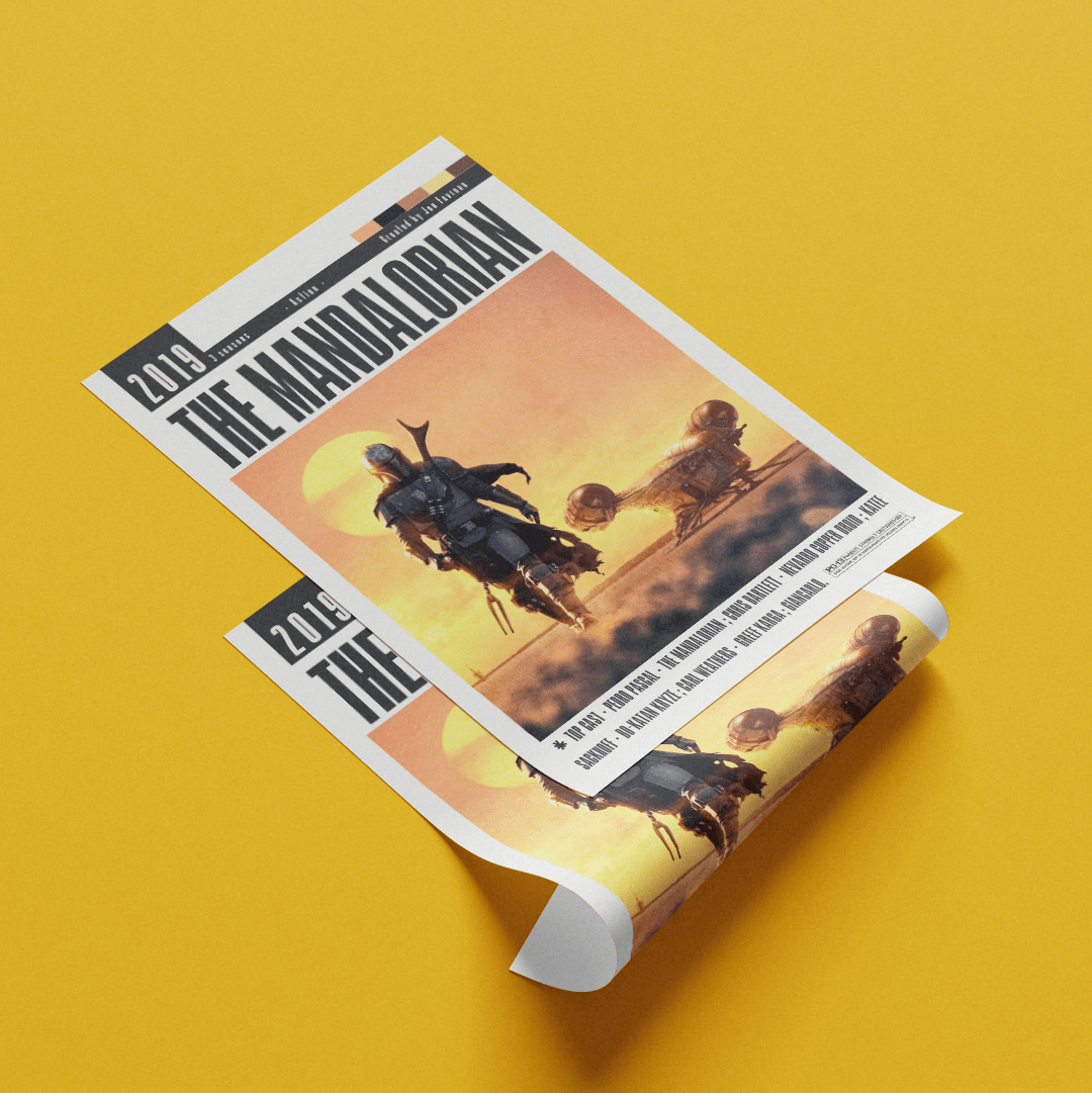 The Mandalorian TV Serie Posters - 98typesModern Minimal Movies
