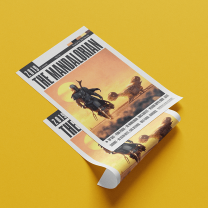 The Mandalorian TV Serie Posters - 98typesModern Minimal Movies