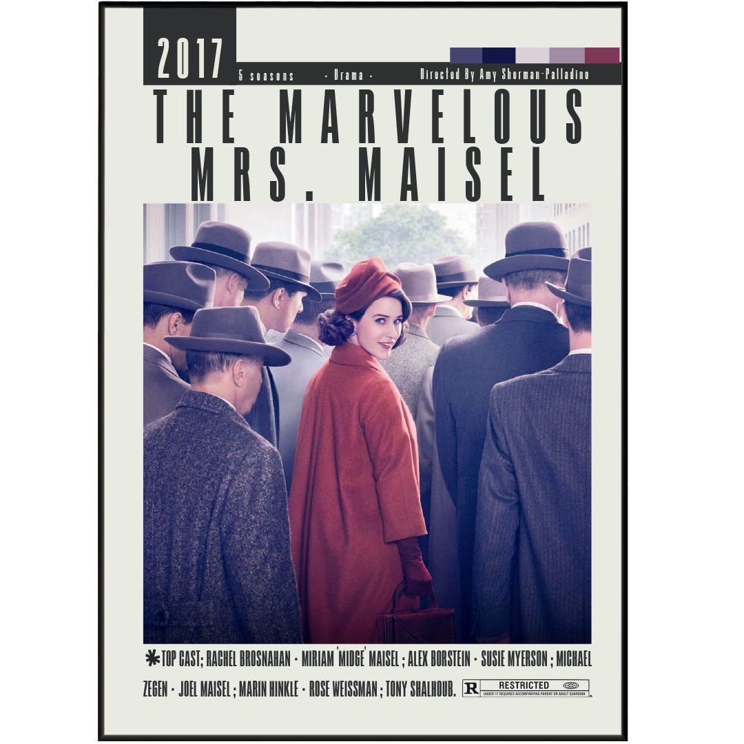 The Marvelous mrs. Maisel Tv Serie Poster - 98typesModern Minimal Movies