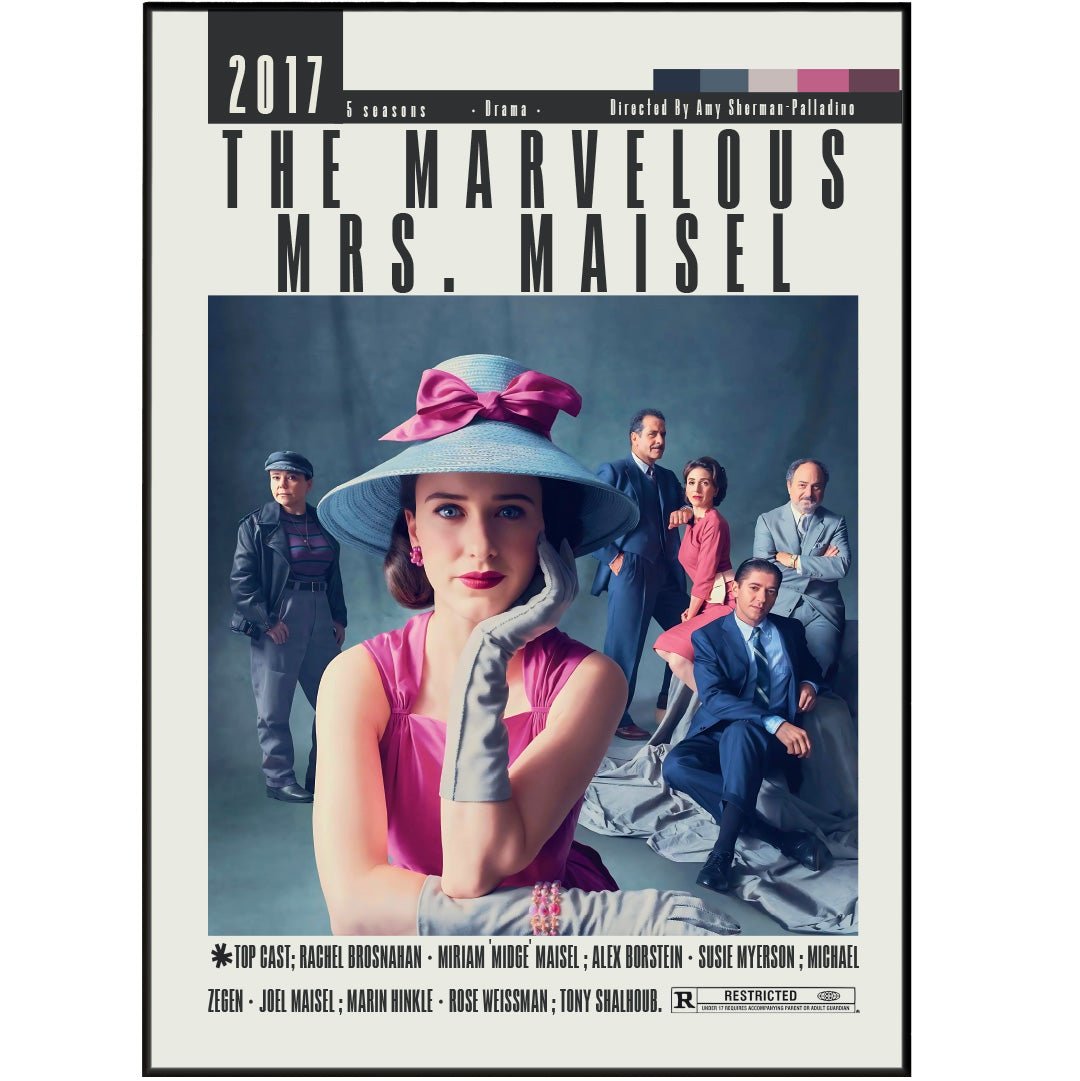 The Marvelous mrs. Maisel Tv Serie Posters - 98typesModern Minimal Movies