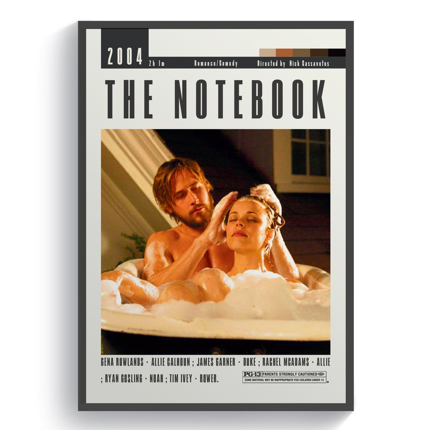 The Notebook Posters | Nick Gassavetes Movies - 98typesModern Minimal Movies