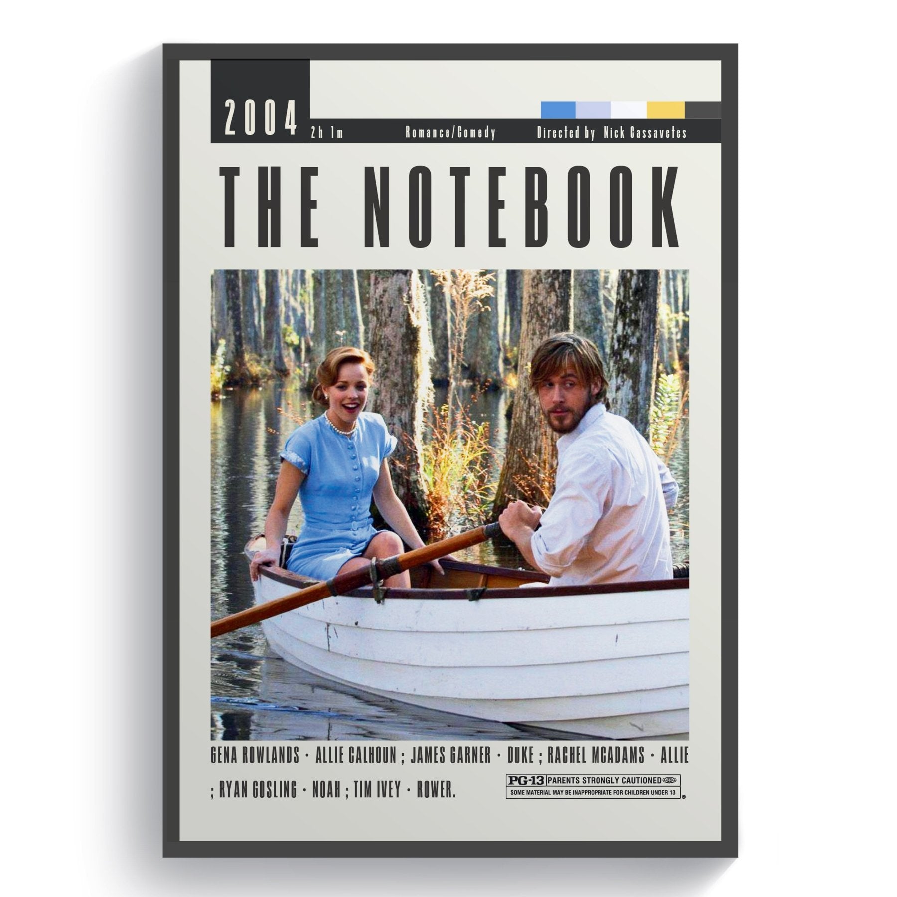 The Notebook Posters | Nick Gassavetes Movies - 98typesModern Minimal Movies