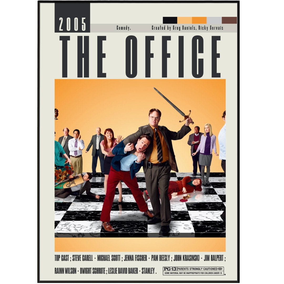 The Office Posters | Ricky Gervais Movies - 98typesModern Minimal Movies