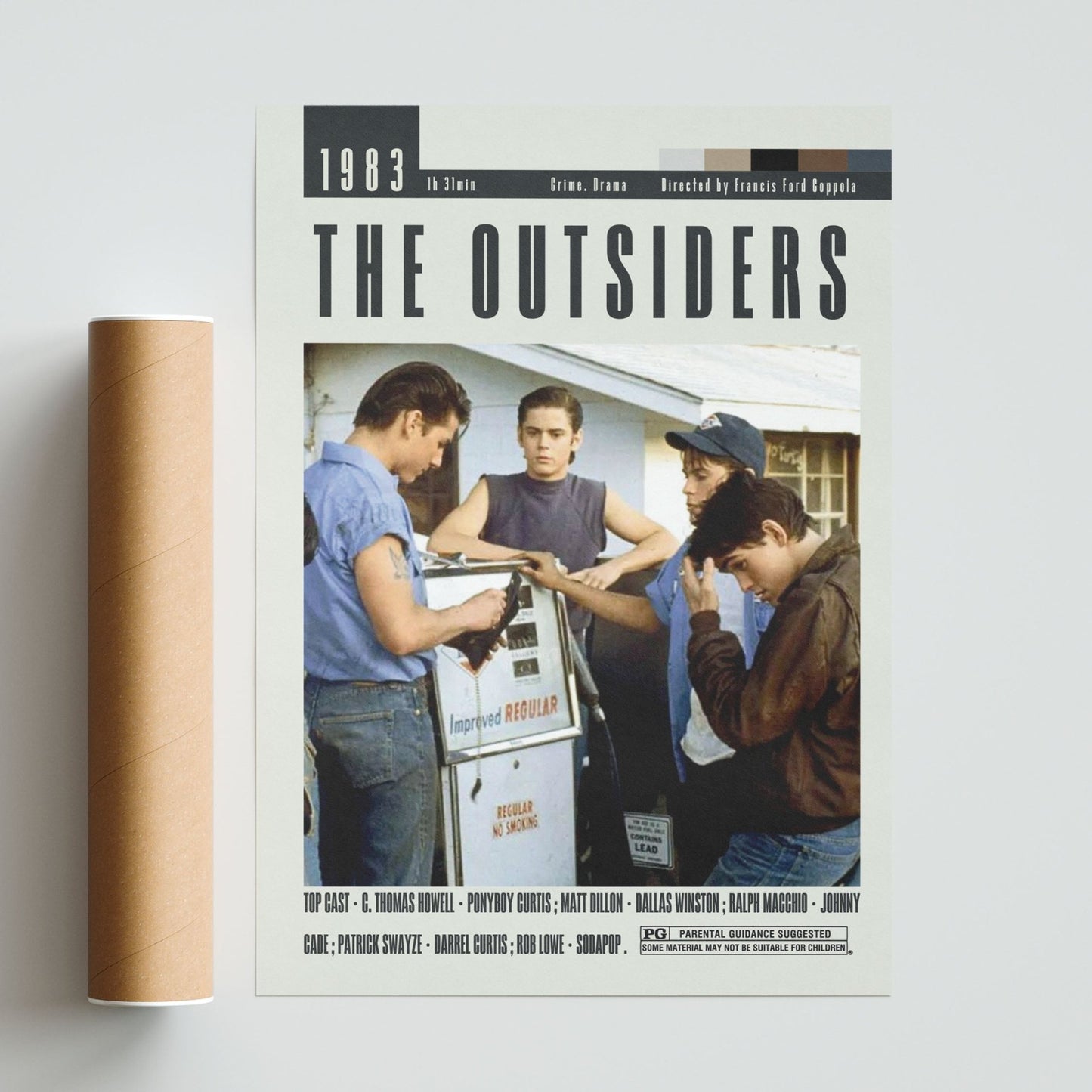 The Outsiders Posters | Francis Coppola Movies - 98typesModern Minimal Movies