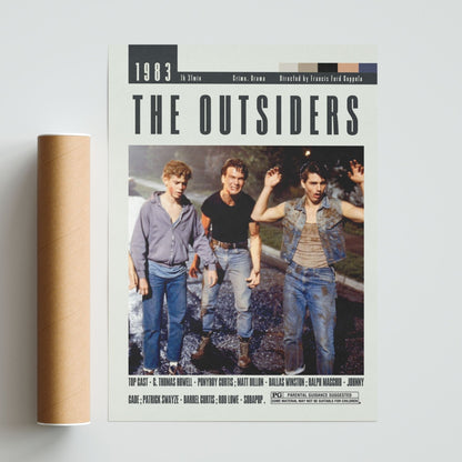 The Outsiders Posters | Francis Coppola Movies - 98typesModern Minimal Movies