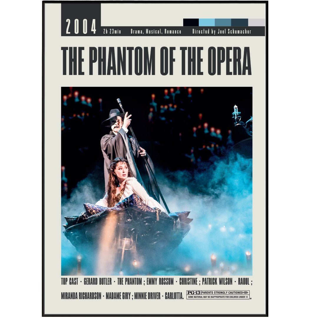 The Phantom of the Opera Posters | Joel Schumacher Movies - 98typesModern Minimal Movies