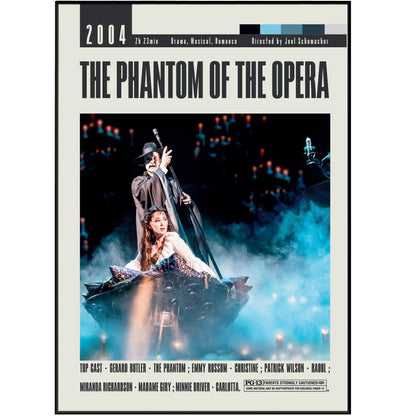 The Phantom of the Opera Posters | Joel Schumacher Movies - 98typesModern Minimal Movies