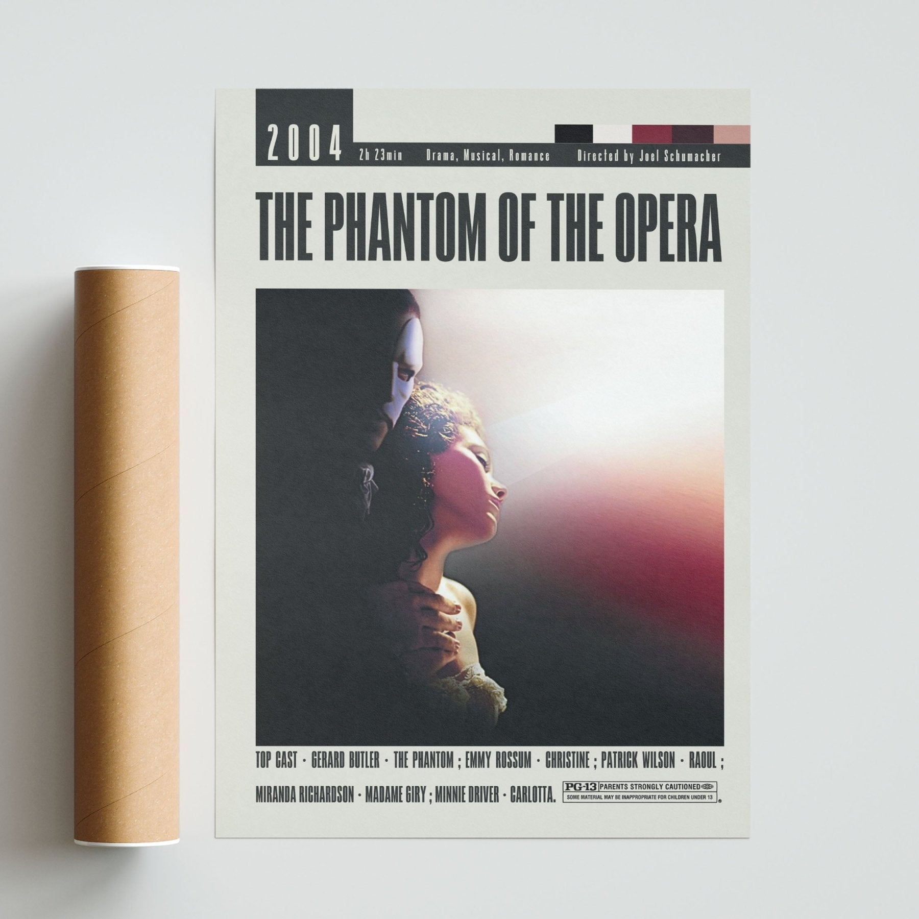 The Phantom of the Opera Posters | Joel Schumacher Movies - 98typesModern Minimal Movies