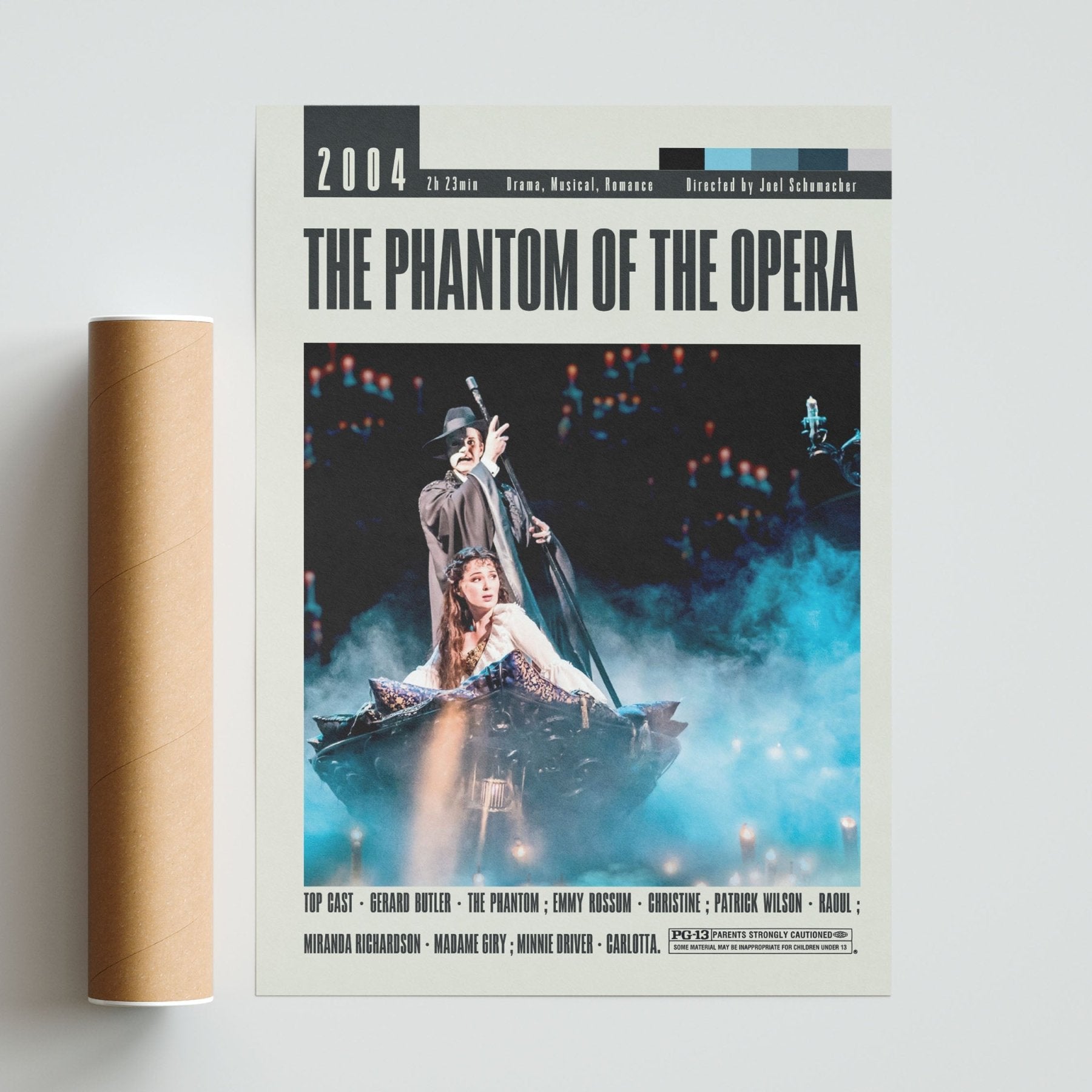 The Phantom of the Opera Posters | Joel Schumacher Movies - 98typesModern Minimal Movies