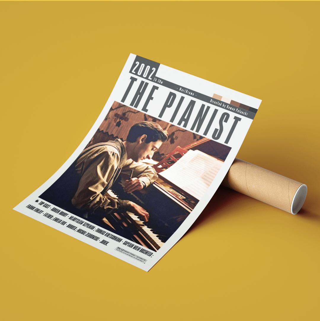 The Pianist 2002 Movie Posters - 98typesModern Minimal Movies
