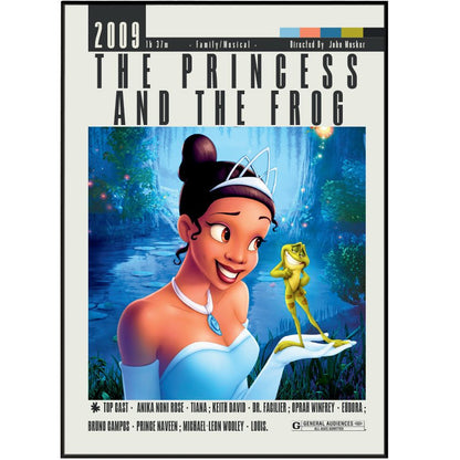 The Princess And The Frog 2009 Movie Posters - 98typesModern Minimal Movies