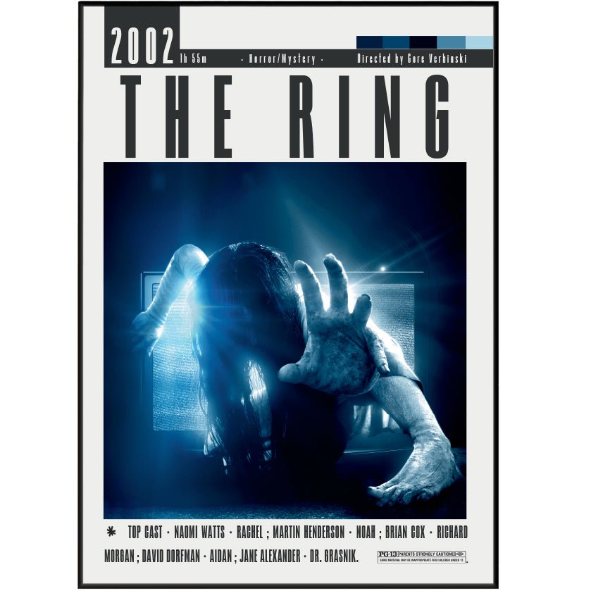 The Ring 2002 Movie Posters - 98typesModern Minimal Movies