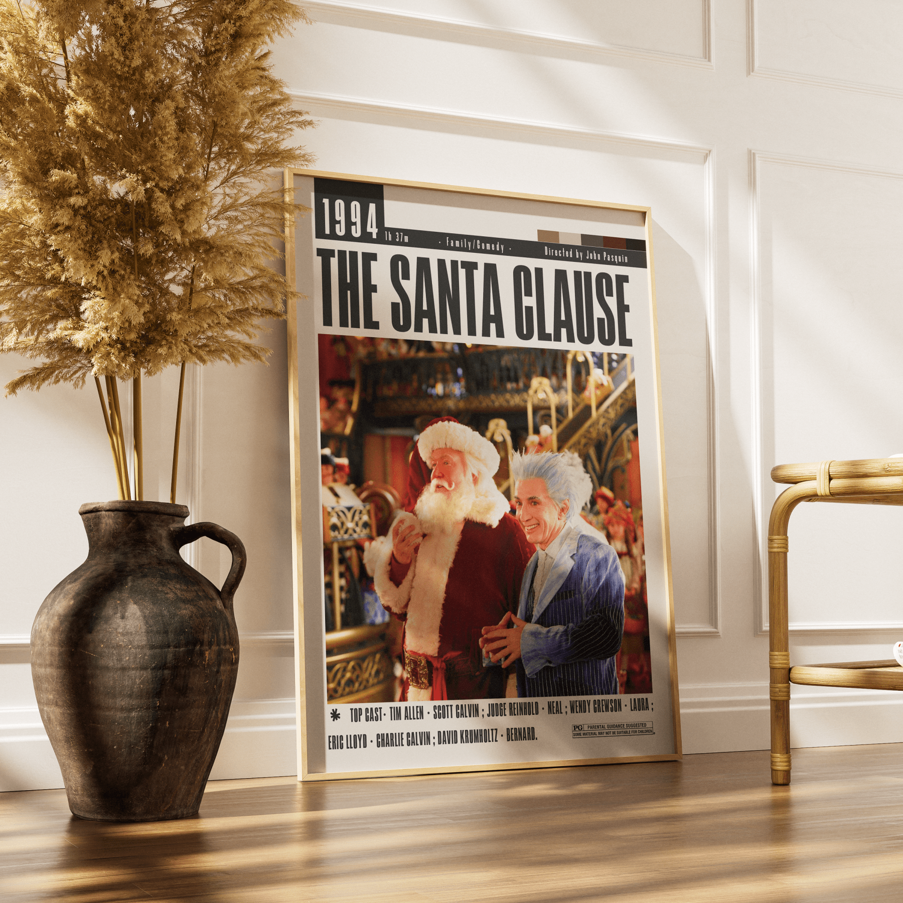 The Santa Clause 1994 Poster - 98typesModern Minimal Movies