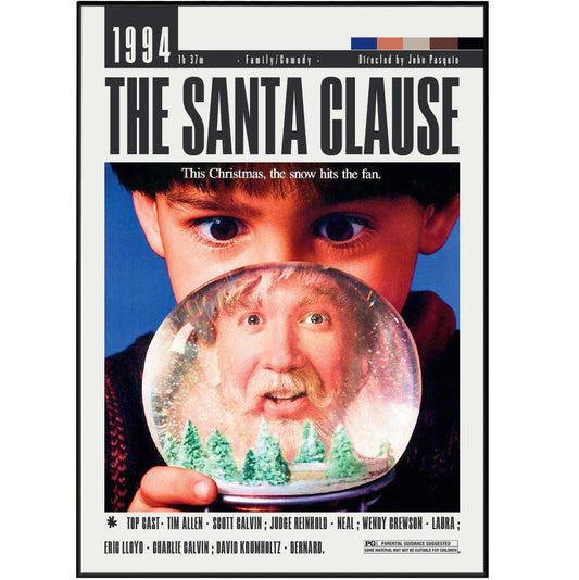 The Santa Clause 1994 Posters - 98typesModern Minimal Movies