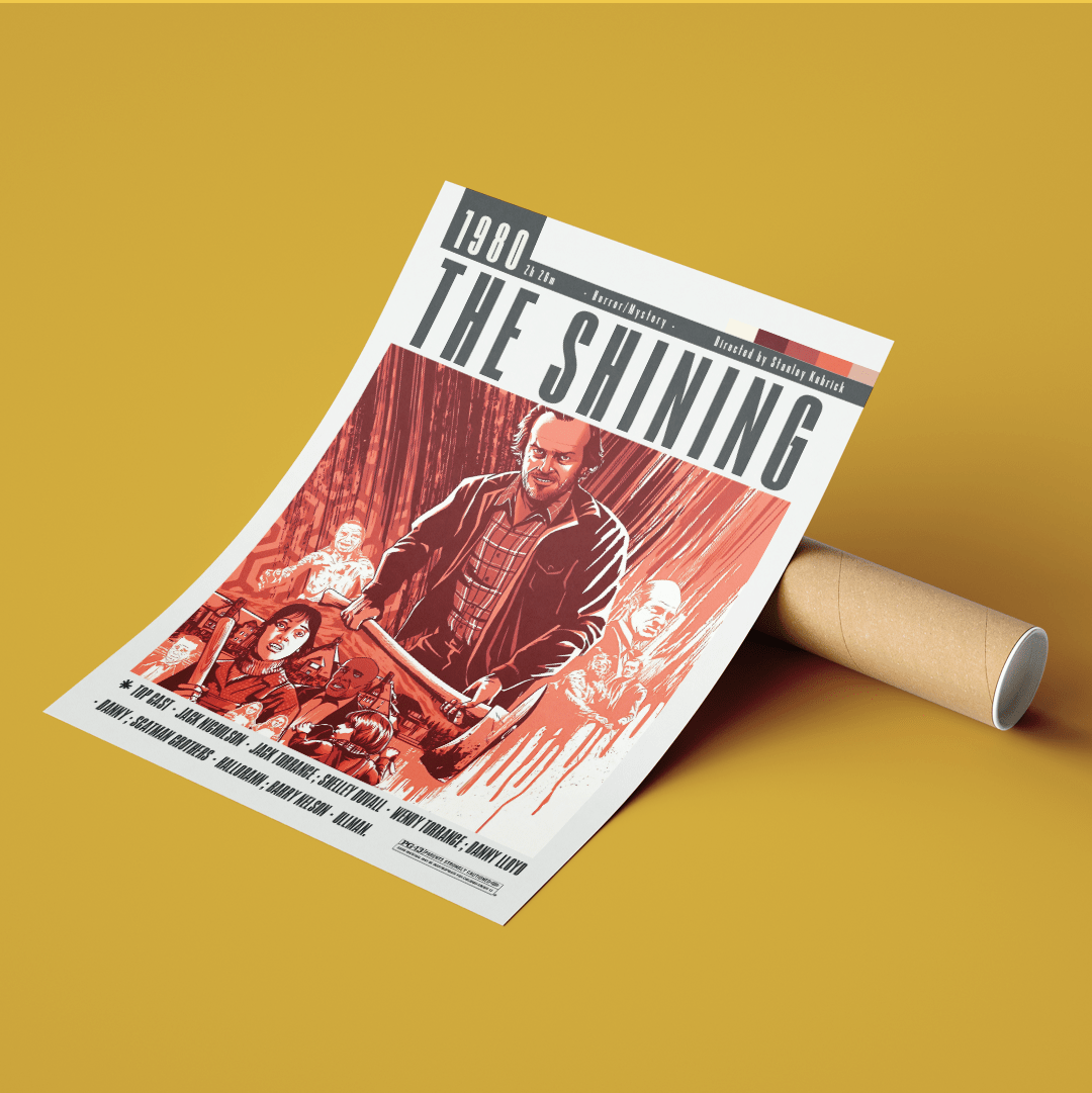 The Shining 1980 Movie Posters - 98typesModern Minimal Movies