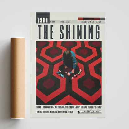 The Shining Poster | Stanley Kubrick Movies - 98typesModern Minimal Movies