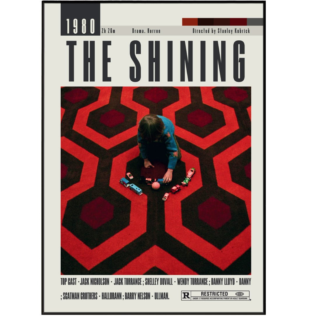 The Shining Poster | Stanley Kubrick Movies - 98typesModern Minimal Movies