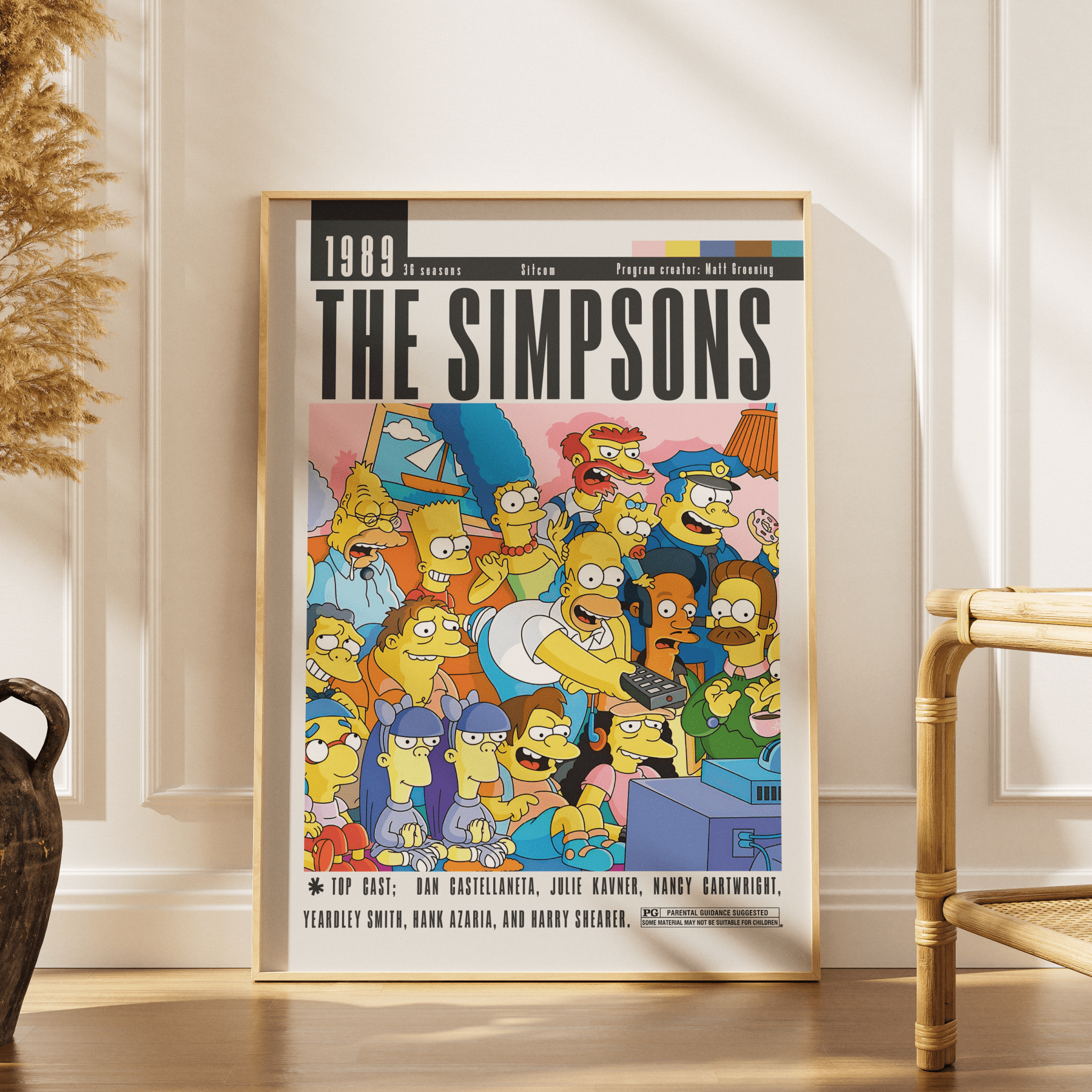 The Simpsons Posters - 98typesModern Minimal Movies