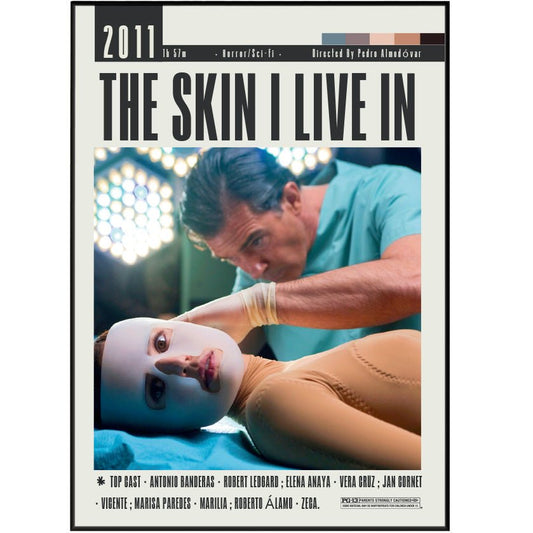 The Skin I Live In (2011) Movie Poster - 98typesModern Minimal Movies