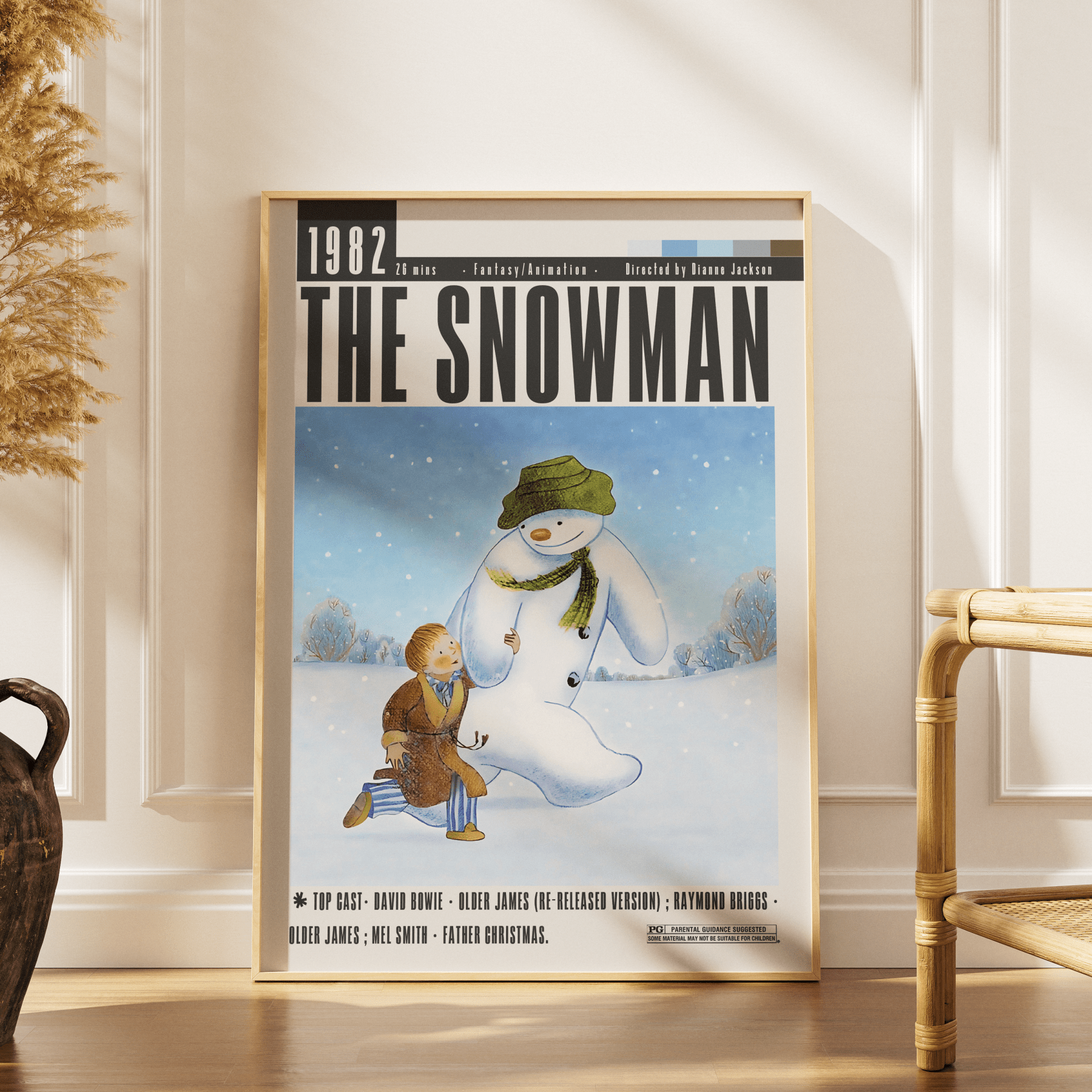 The Snowman (1982) Poster - 98typesModern Minimal Movies