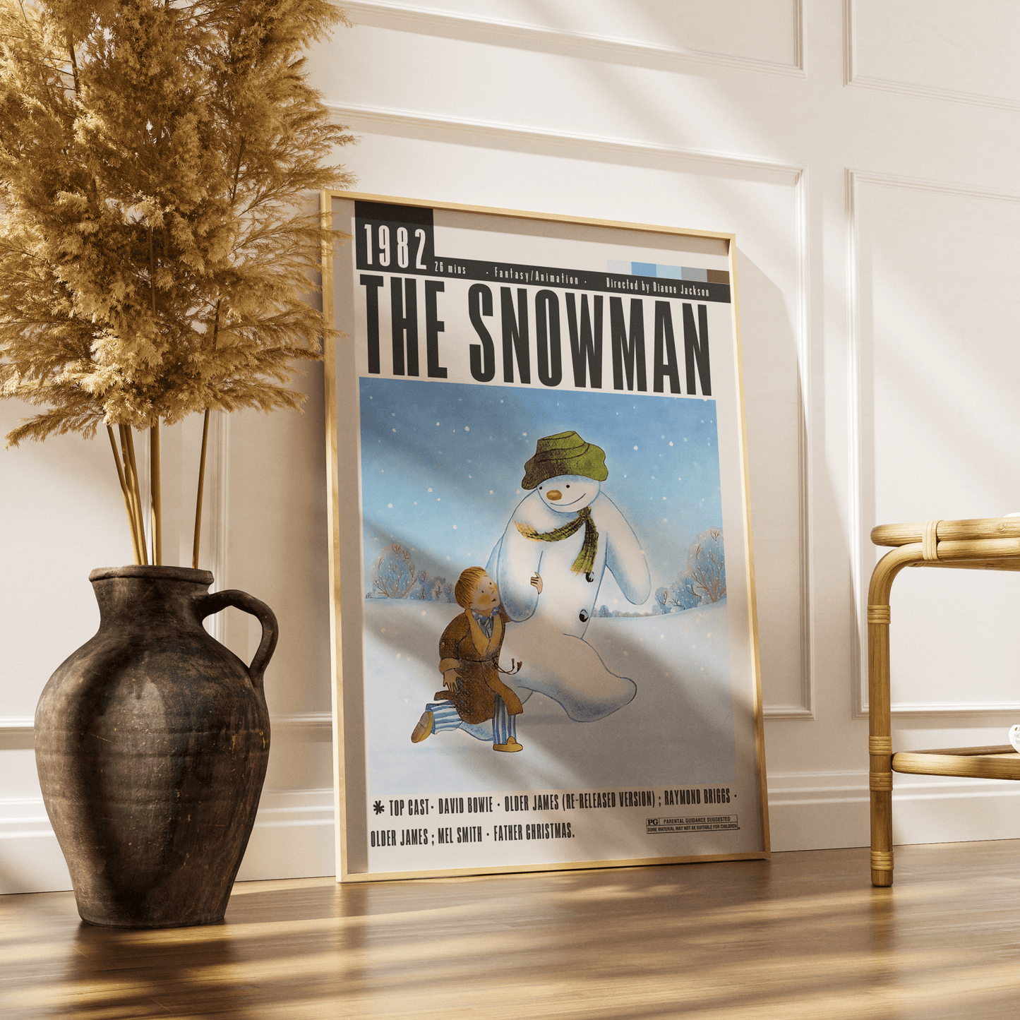 The Snowman (1982) Poster - 98typesModern Minimal Movies